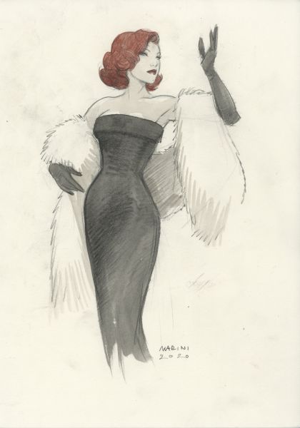 Noir burlesque tome 1 , illustration, Caprice