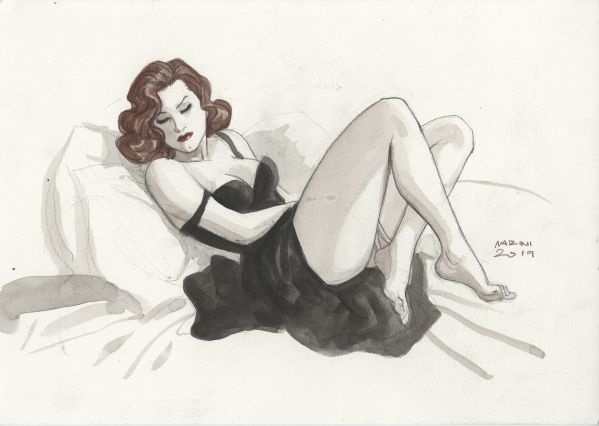 Noir burlesque tome 1 , illustration, Caprice