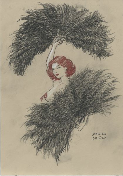 Noir burlesque tome 1 , illustration, Caprice