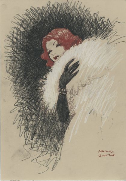 Noir burlesque tome 1 , illustration, Caprice