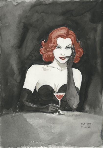Noir burlesque tome 1 , illustration, Caprice