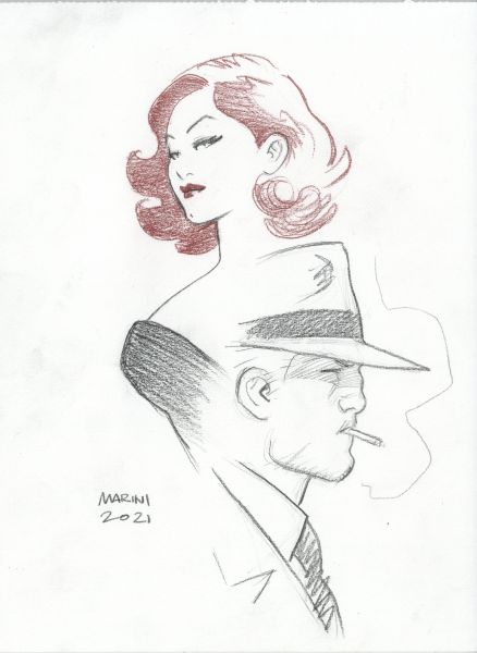 Noir burlesque tome 1 , illustration, Caprice et Slick