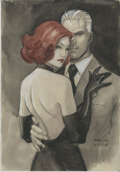 Noir burlesque tome 1 , illustration, Caprice et Slick