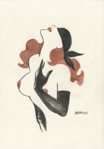Noir burlesque tome 1 , illustration, Caprice