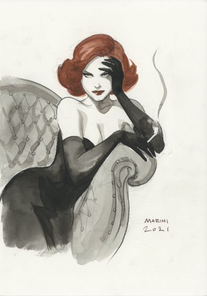 Noir burlesque tome 1 , illustration, Caprice