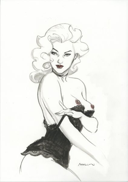 Noir burlesque tome 1 , illustration de personnage