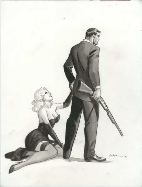 Noir burlesque tome 1 , illustration de personnages