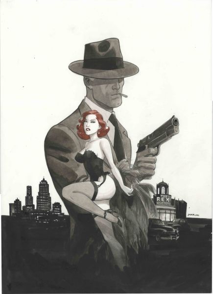 Noir burlesque tome 1, couverture