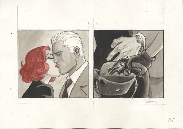 Noir burlesque tome 2, planche 115 (deux cases)