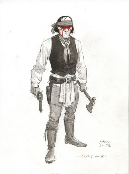 Noir burlesque tome 2, illustration, Crazy Horse