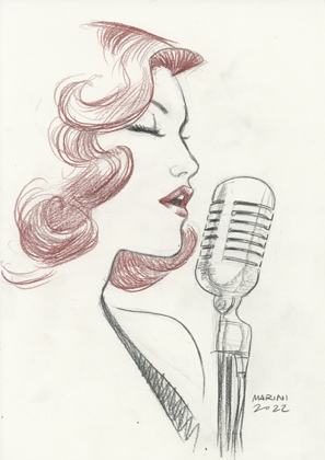 Noir burlesque tome 2, illustration, Caprice profile micro