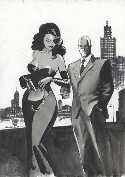 Noir burlesque tome 2, illustration, Slick & Ava
