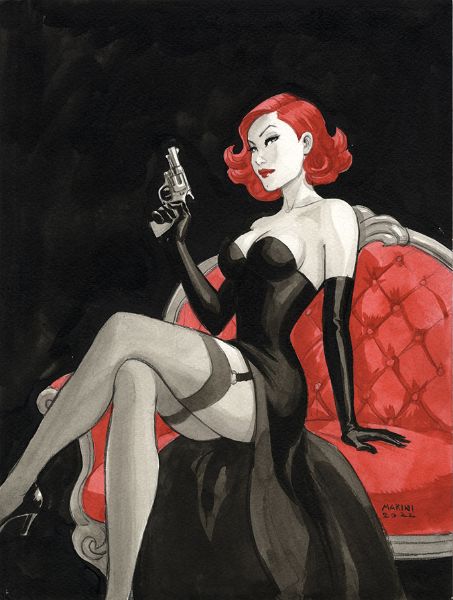 Noir burlesque tome 2, Couverture Ed. Momie
