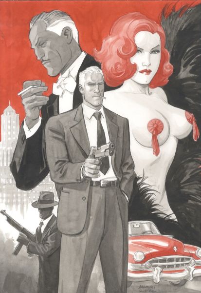 Noir burlesque tome 2, Couverture Ed. Luxe Khani