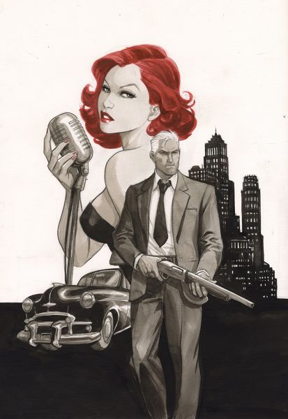 Noir burlesque tome 2, Couverture