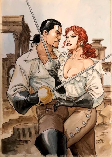 Couple Scorpion et Ans&eacute;a - Commission 2020