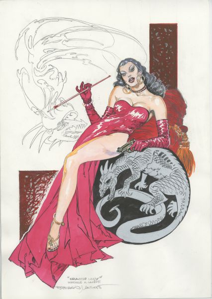 Dragon Lady, hommage à Milton Caniff