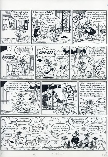 Leo B&ecirc;te &agrave; part, Gag 2178-2, Pif 940