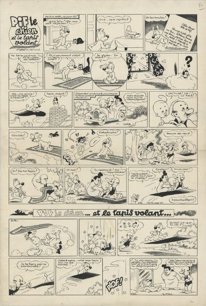 Pif le chien et le tapis volant