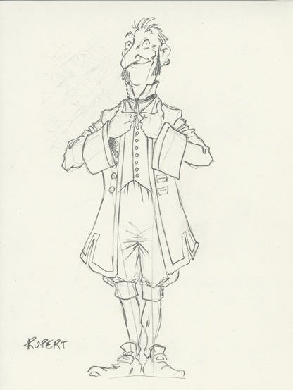 Le Baron, &eacute;tude de personnage. Rupert