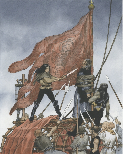 Marina, tome 3, Razzias!, Couverture