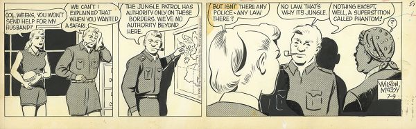 The Phantom, Strip du 9 Juillet 1958