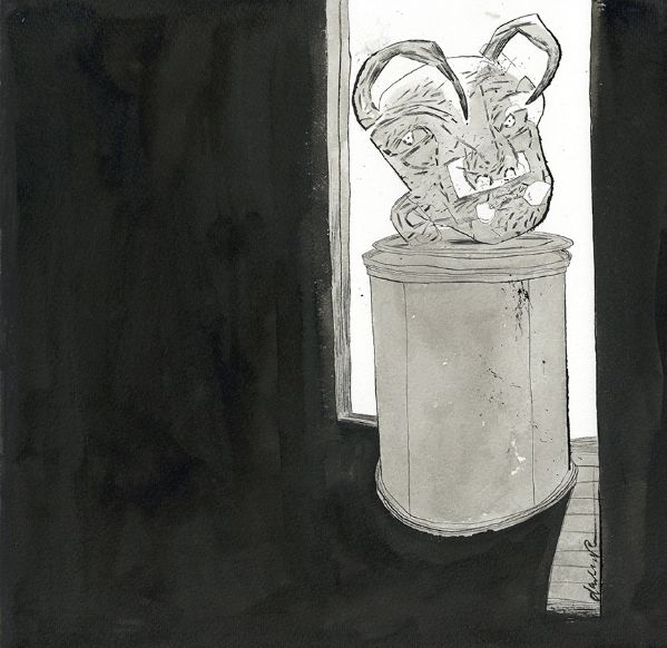 Rut Exhibition Horned Head