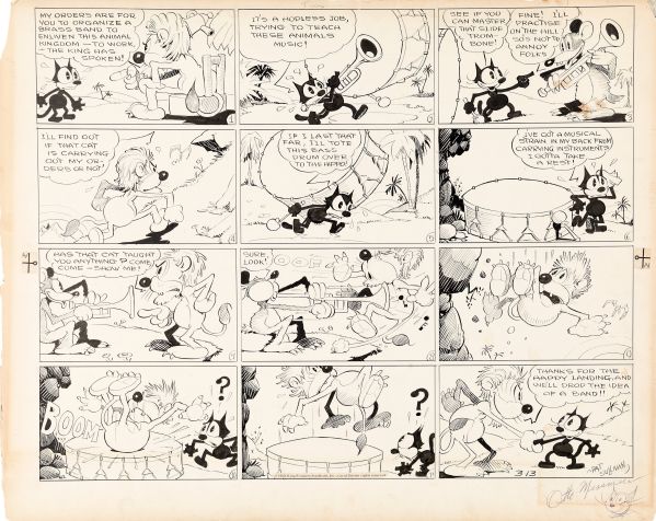 Felix The Cat, sunday du 3-13-32 (King Features Syndicate, 1932)