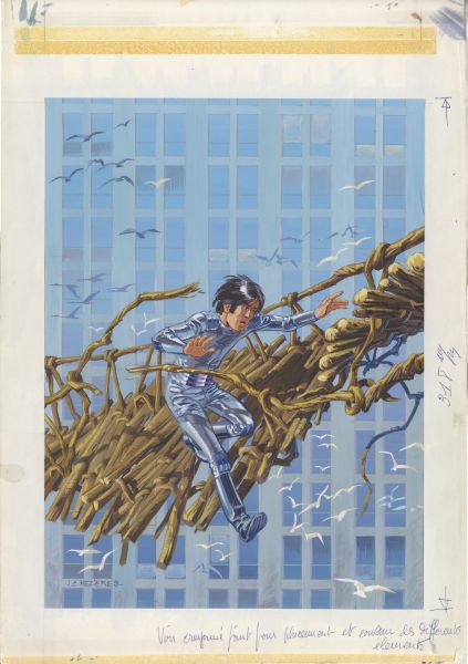 Val&eacute;rian, couverture du tome 1, La Cit&eacute; des eaux mouvantes