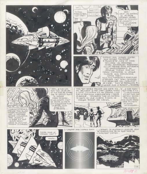 Val&eacute;rian, tome 2, L'empire des mille plan&egrave;tes, planche 4, 1971