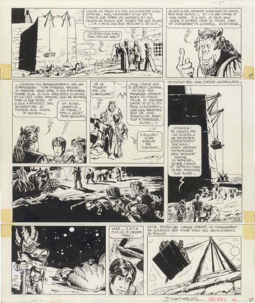 Val&eacute;rian, tome 2, L'empire des mille plan&egrave;tes, Planche 21, 1971