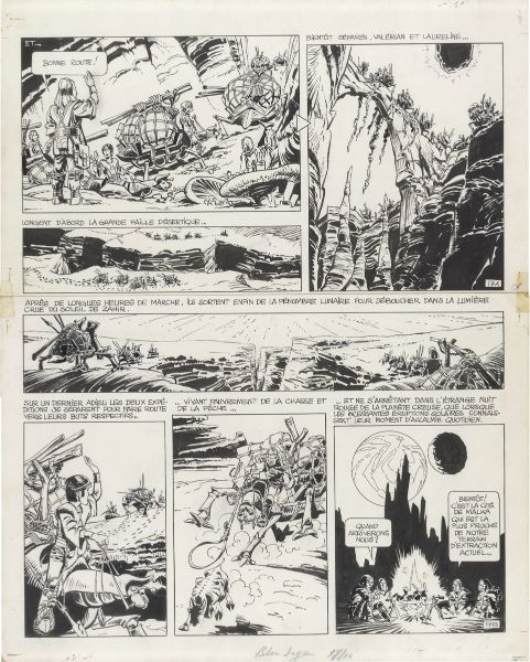 Val&eacute;rian, tome 3, Le pays sans &eacute;toile, planche 17, 1972
