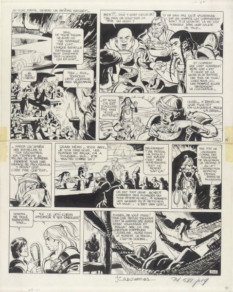 Val&eacute;rian, tome 3, Le pays sans &eacute;toile, Planche 24, 1972