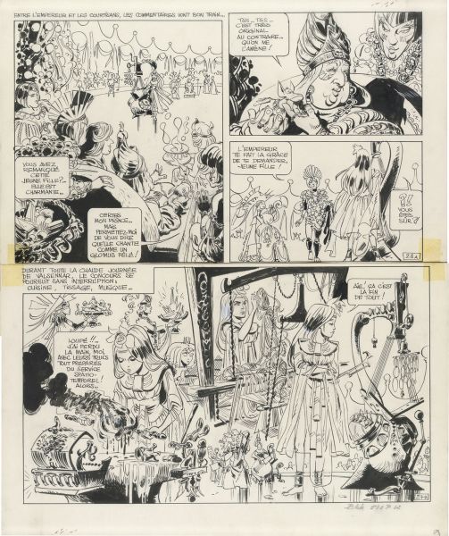 Val&eacute;rian, tome 3, Le pays sans &eacute;toile, planche 27, 1972