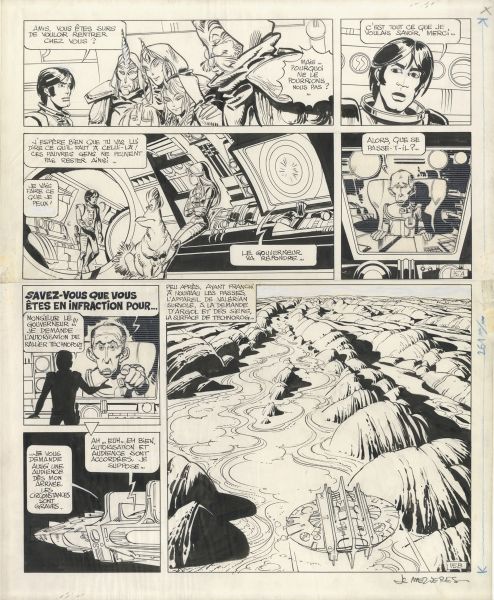 Val&eacute;rian, tome 4, Bienvenue sur Alflolol, planche 15, 1972