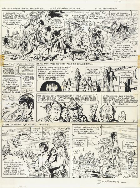 Val&eacute;rian, tome 4, Bienvenue sur Alflolol, Planche 37, 1972