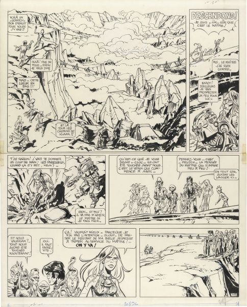 Val&eacute;rian, Tome 5, Les Oiseaux du ma&icirc;tre, Planche 36, 1973