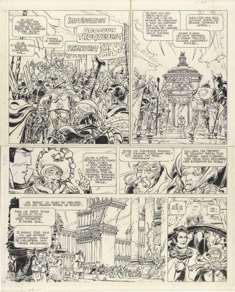 Val&eacute;rian, Tome 8, Les H&eacute;ros de l'Equinoxe, Planche 07, 1978