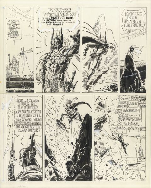 Val&eacute;rian, Tome 8, Les H&eacute;ros de l'Equinoxe, Planche 9, 1978