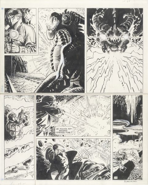Val&eacute;rian, Tome 9, M&eacute;tro Ch&acirc;telet direction Cassiop&eacute;e, Planche 11, 1980