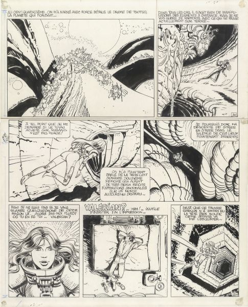 Val&eacute;rian, Tome 9, M&eacute;tro Ch&acirc;telet direction Cassiop&eacute;e, Planche 21, 1980
