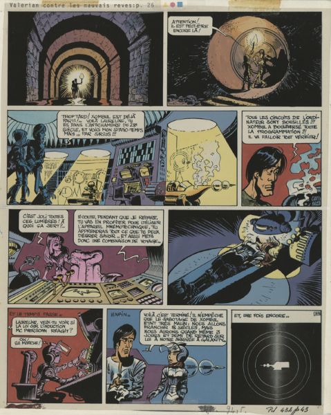 Val&eacute;rian, Tome 0, Les mauvais r&ecirc;ves, Bleu de Planche 26