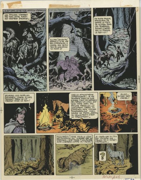 Valérian, Tome 0, Les mauvais rêves, Bleu de la Planche 10