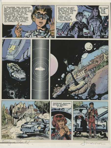 Val&eacute;rian, Tome 7, Sur les Terres truqu&eacute;es, Bleu de la Planche 20