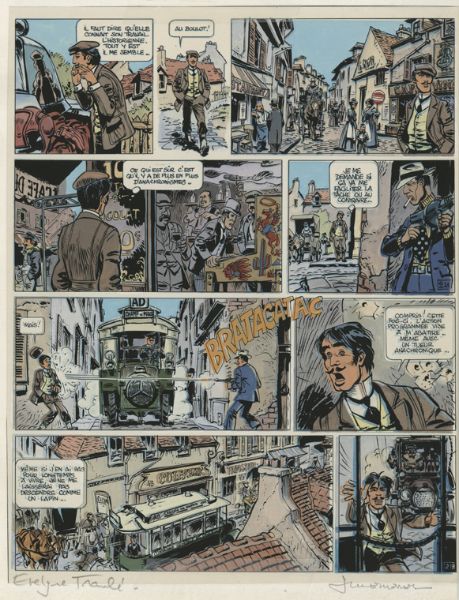 Val&eacute;rian, Tome 7, Sur les Terres truqu&eacute;es, Bleu de la  Planche 21