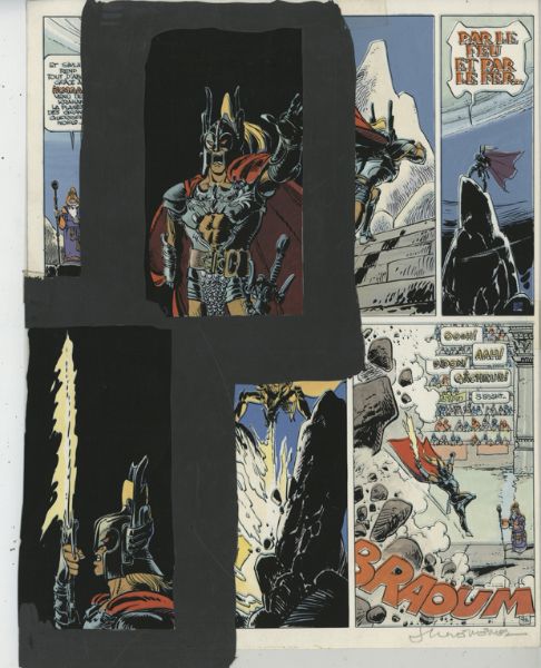 Val&eacute;rian, Tome 8, Les H&eacute;ros de l'Equinoxe, Bleu de la planche 9