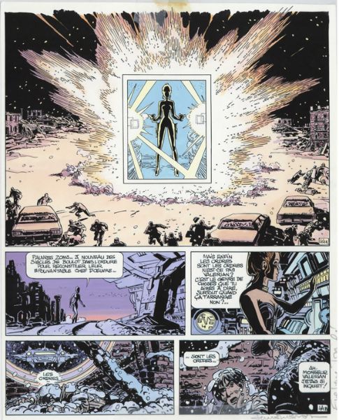 Val&eacute;rian, Tome 10, Brooklyn Station - Terminus Cosmos, Bleu de la Planche 44,