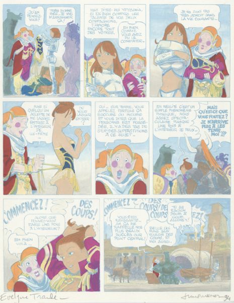 Val&eacute;rian, Tome 14, Les armes vivantes, Bleu de la  Planche 34