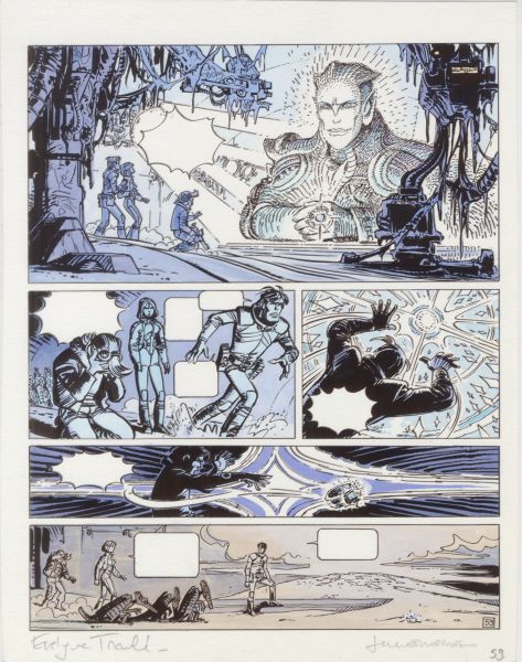 Val&eacute;rian, Tome 15, Les cercles du pouvoir, Bleu de la Planche 59