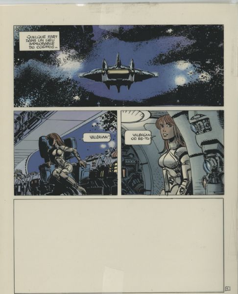 Val&eacute;rian, Tome 18, Par des temps incertains, bleu 1, 2001